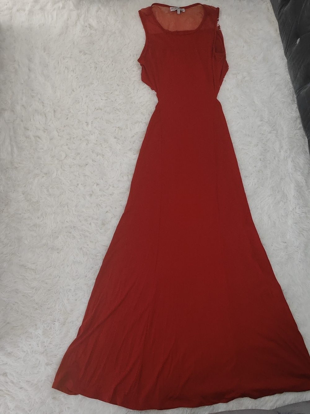 Almost Famous Red Sleeveless Maxi Dress